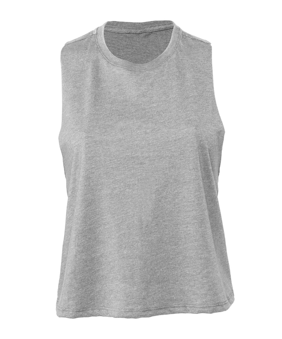 Athletic Heather - Kurzes Racerback-Tanktop für Damen