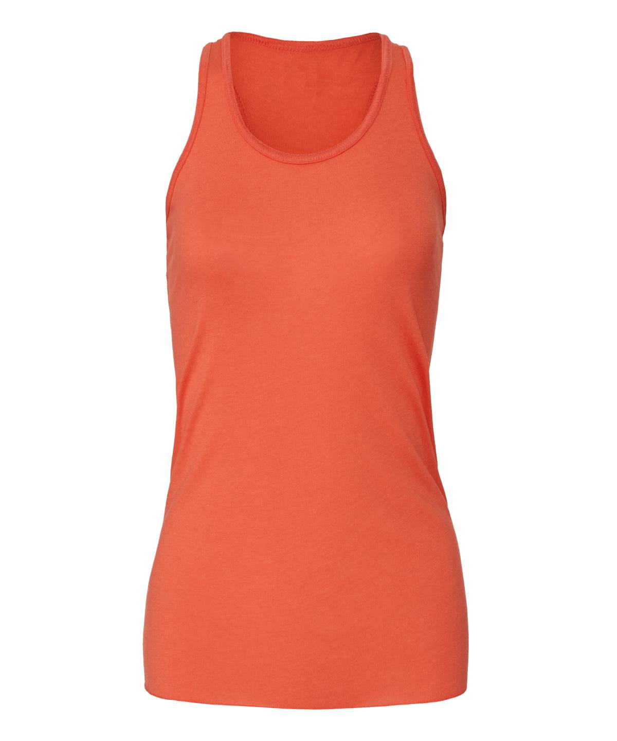 Coral - Flowy racerback tank top