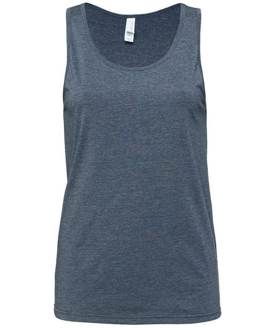 Heather Navy - Jersey-Tanktop für Unisex