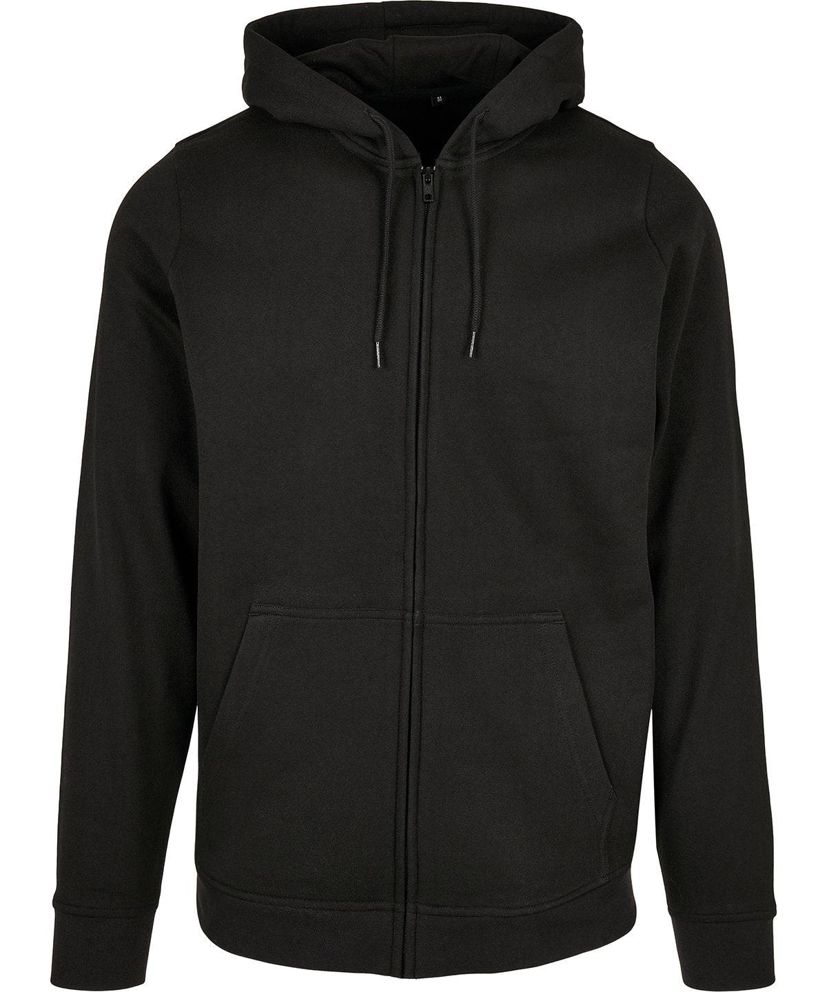 Black - Basic zip hoodie