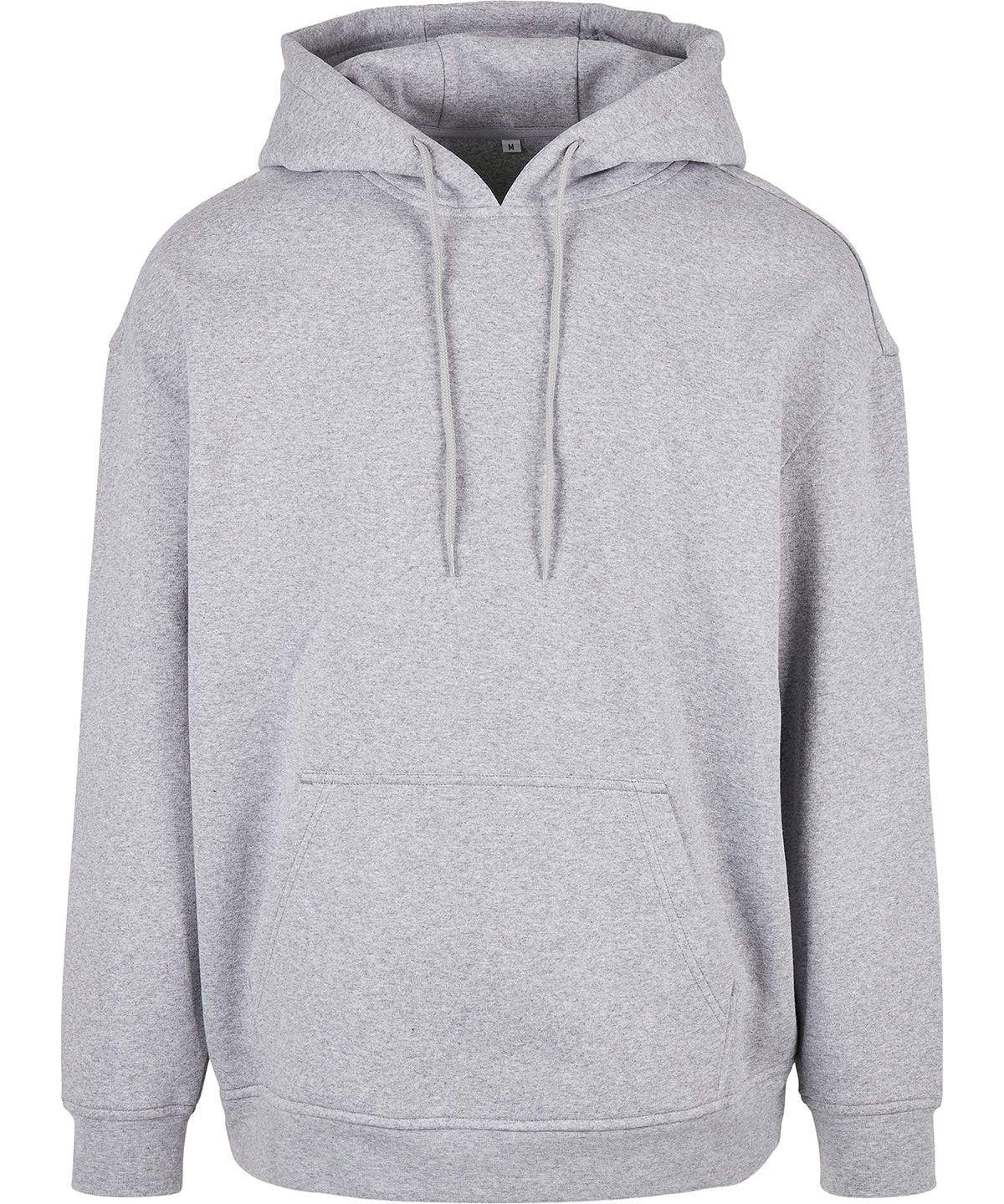 Heather Grey - Basic oversize hoodie