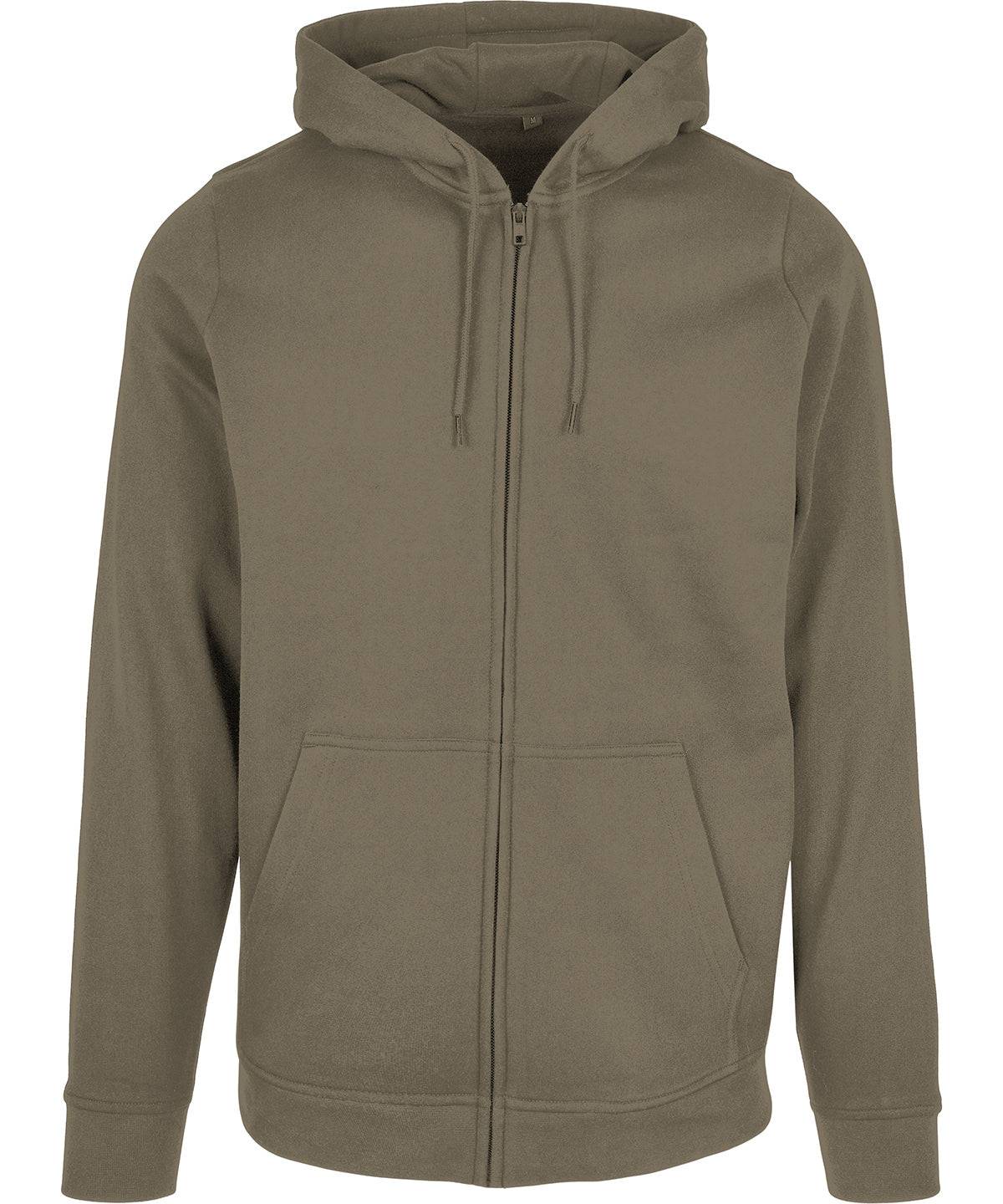 Olive - Basic zip hoodie