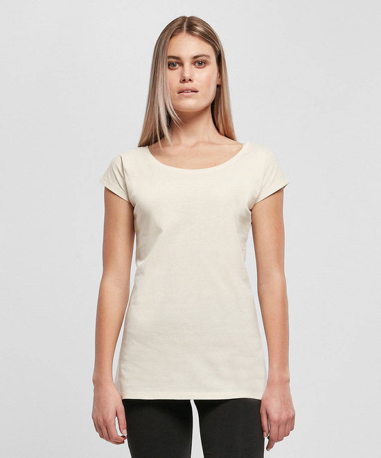 Black - Women's wide neck tee