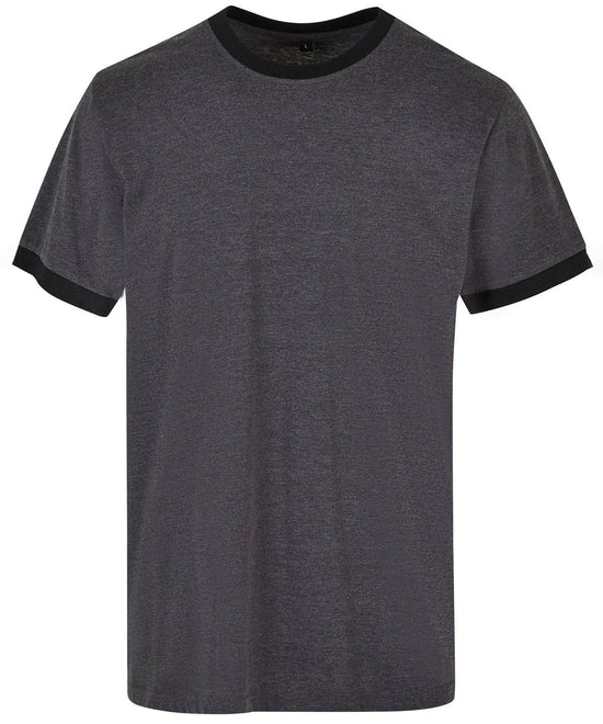 Charcoal/Black - Ringer tee