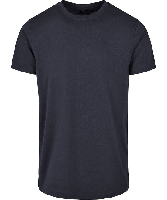 Navy - Basic round neck tee