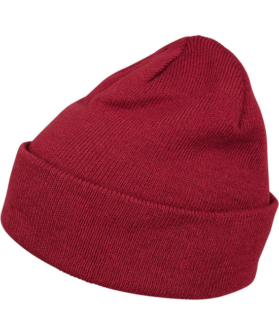 Burgundy - Heavy knit beanie