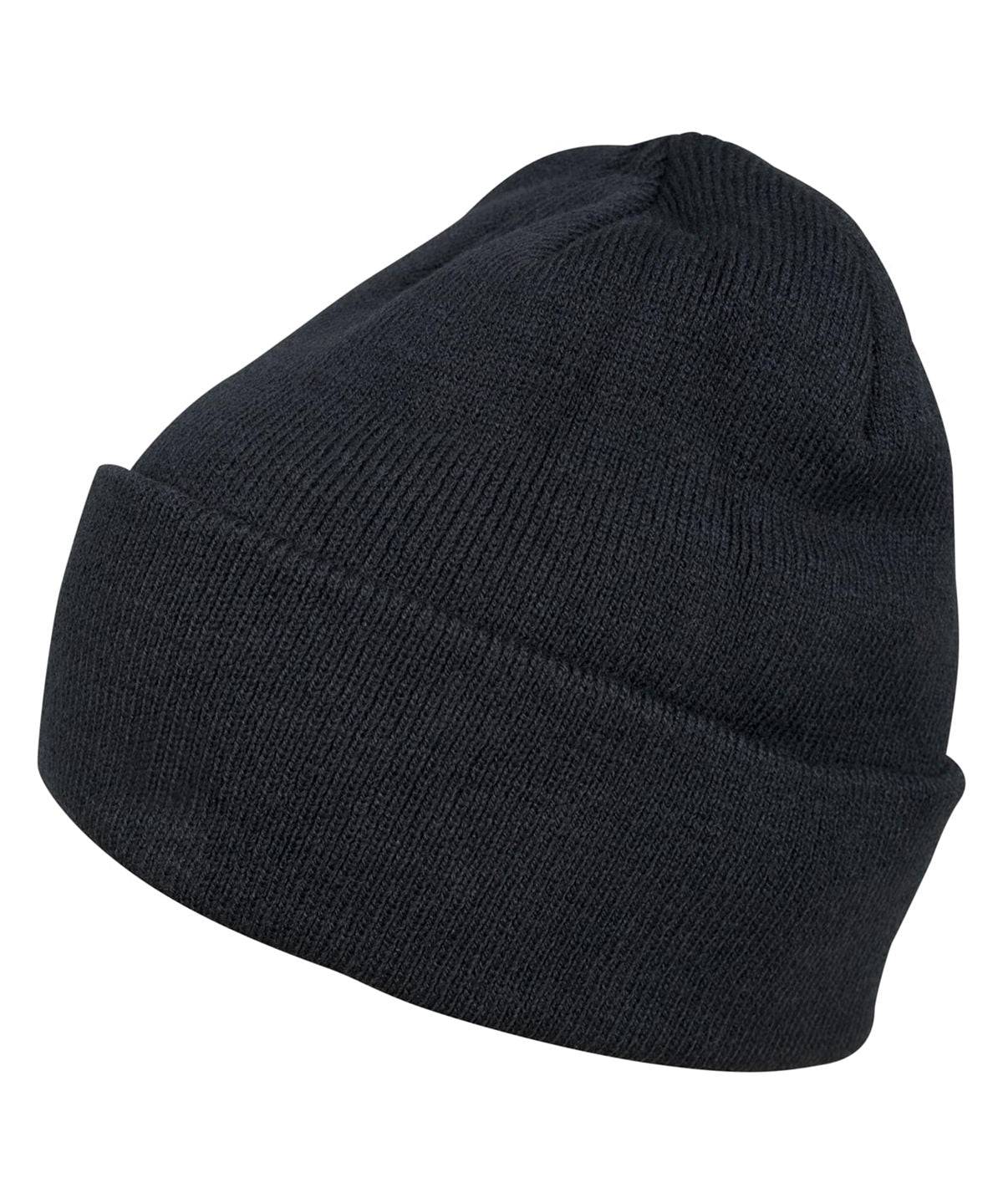 Navy - Heavy knit beanie - Garment Supplies ¦ Embroidery & Print Services