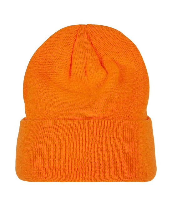 Orange - Heavy knit beanie