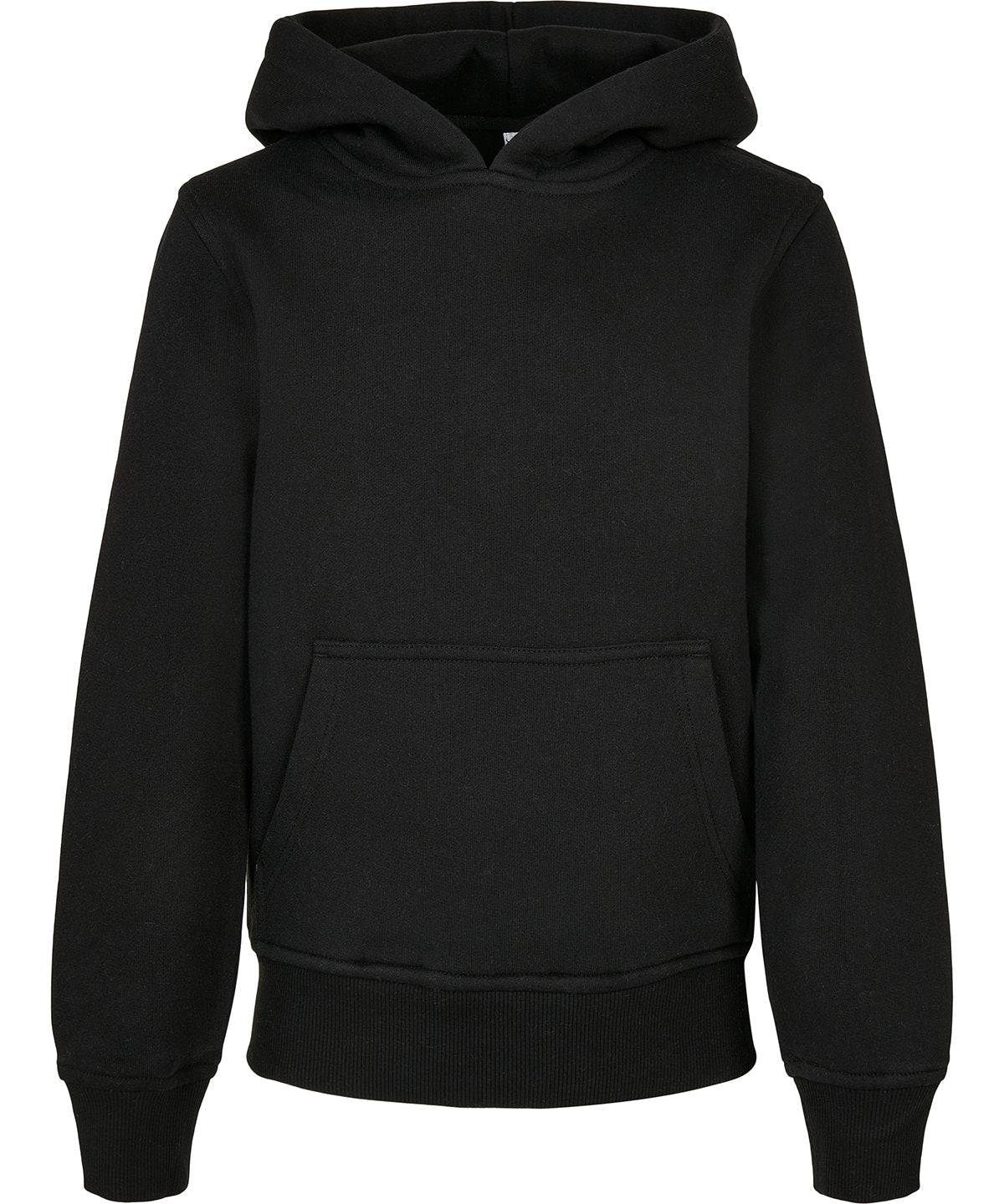 Black - Organic kids basic hoodie