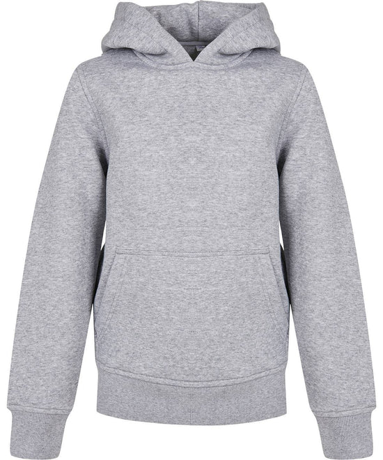 Heather Grey - Organic kids basic hoodie