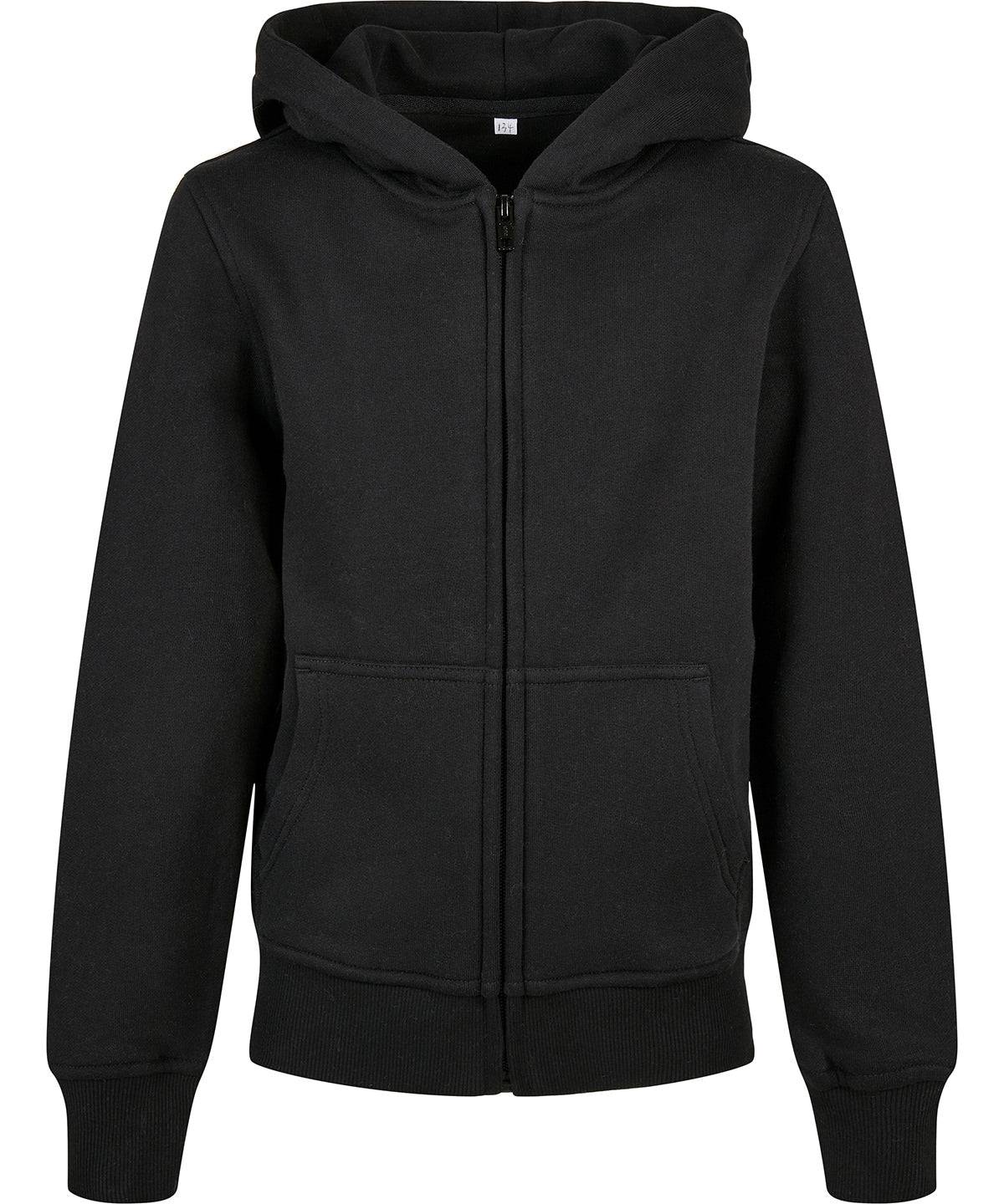 Navy - Organic kids basic zip hoodie