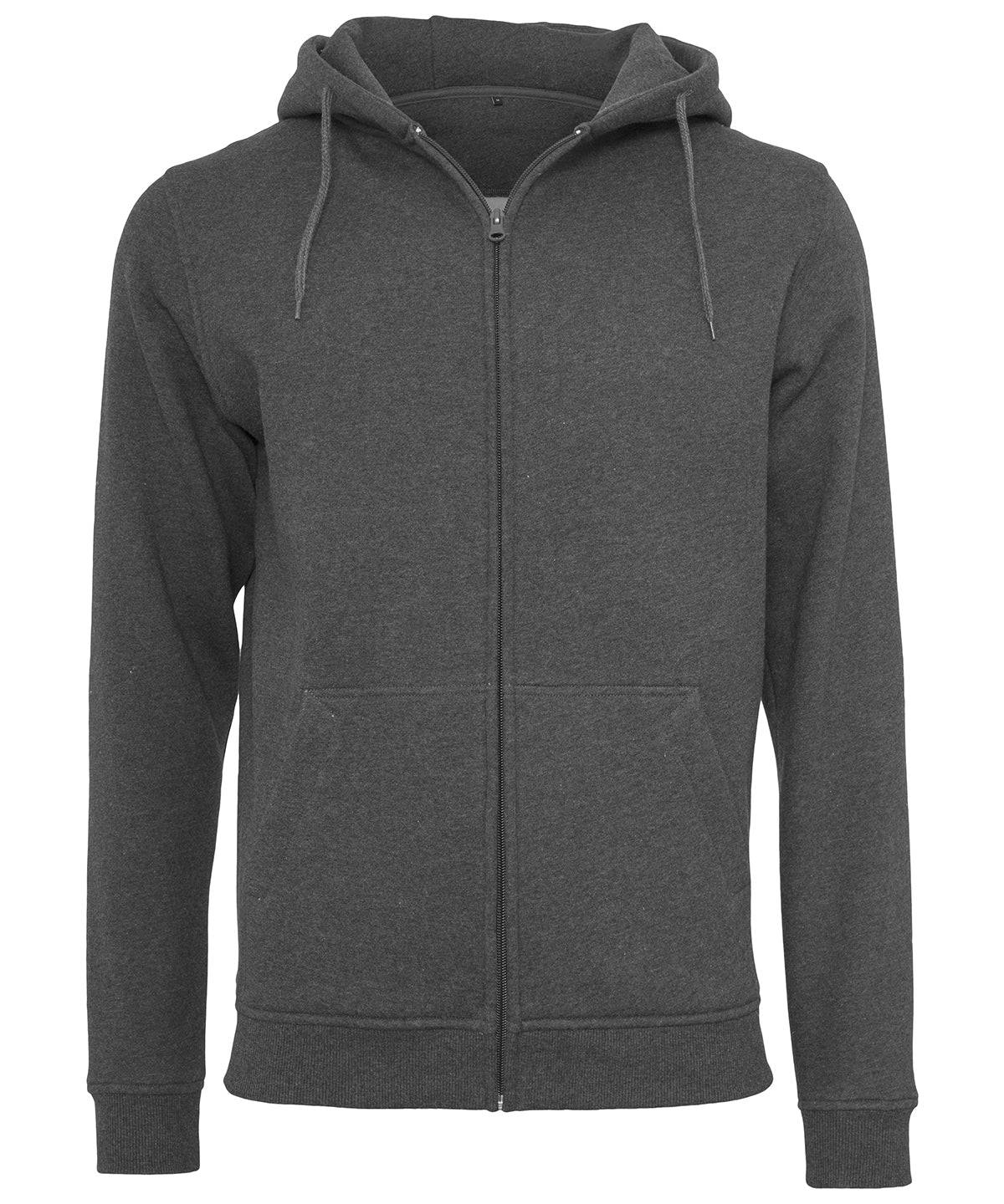 Charcoal - Heavy zip hoodie