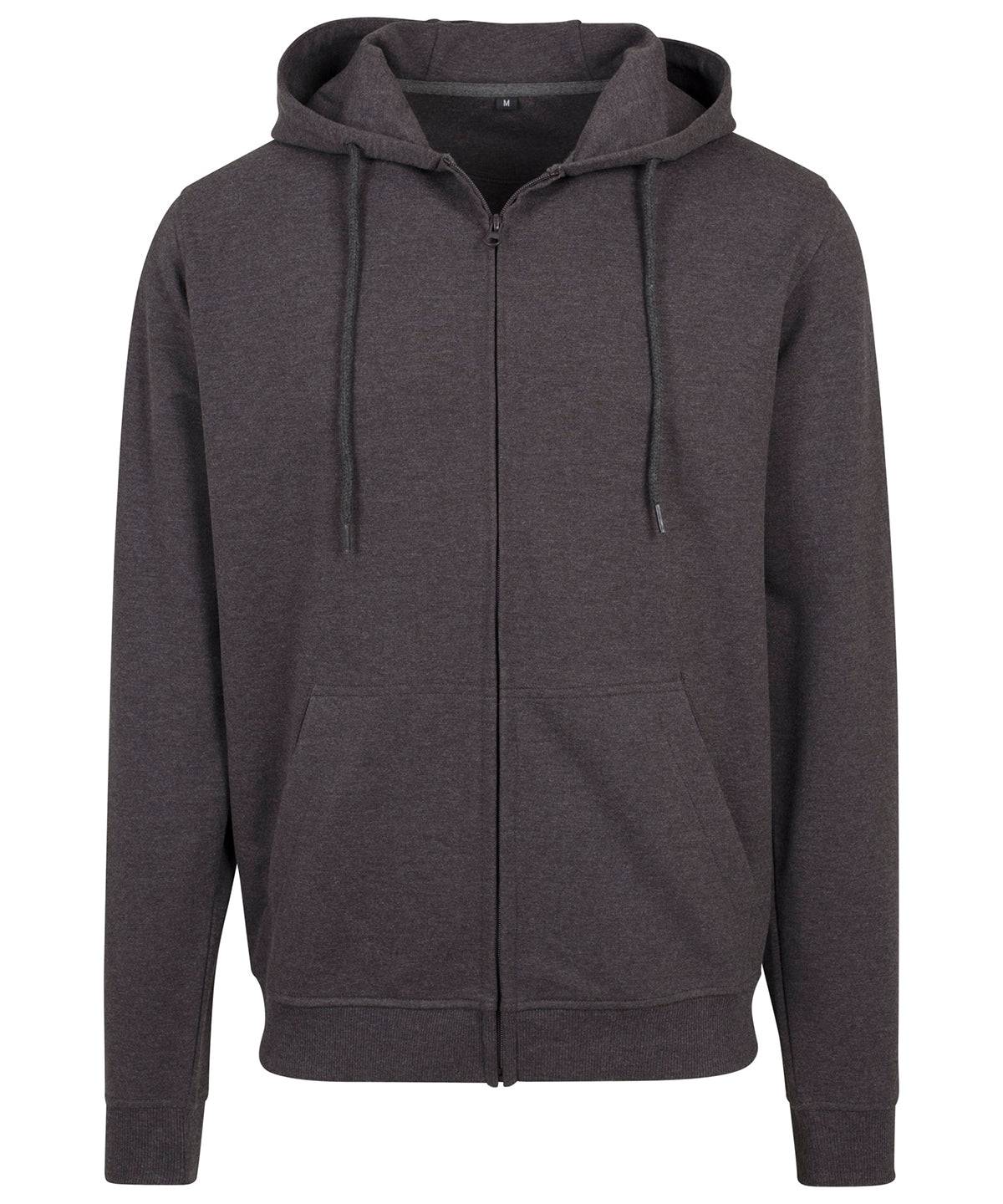 Charcoal - Terry zip hoodie