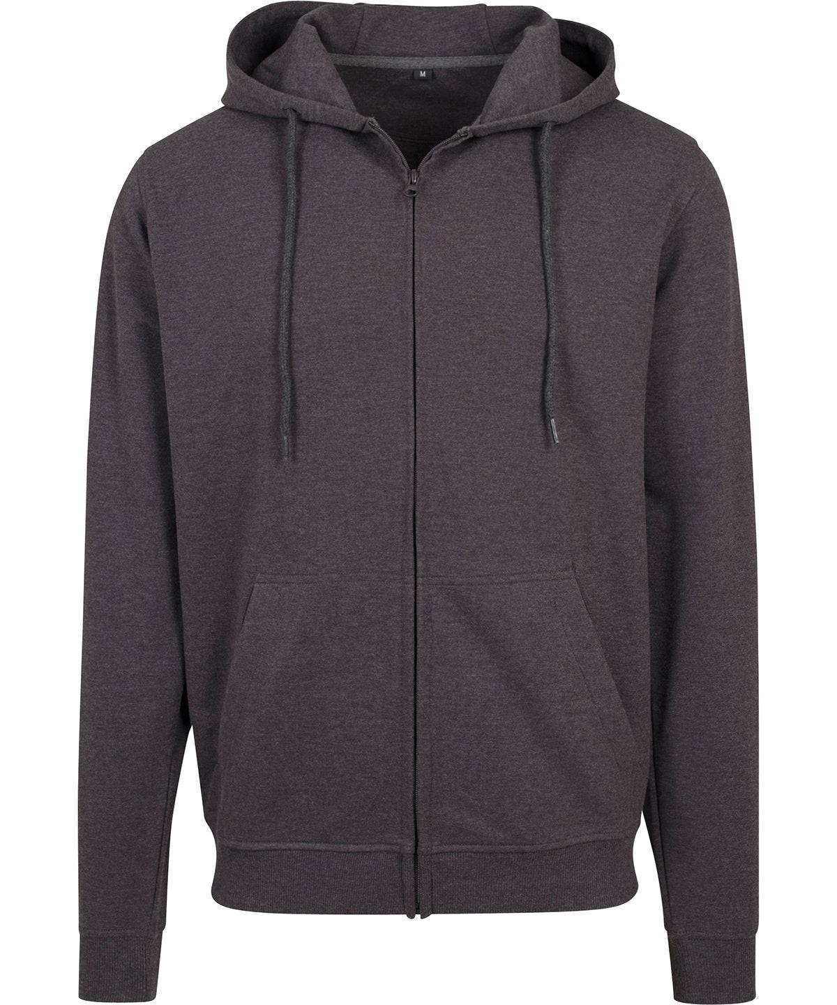 Charcoal - Terry zip hoodie