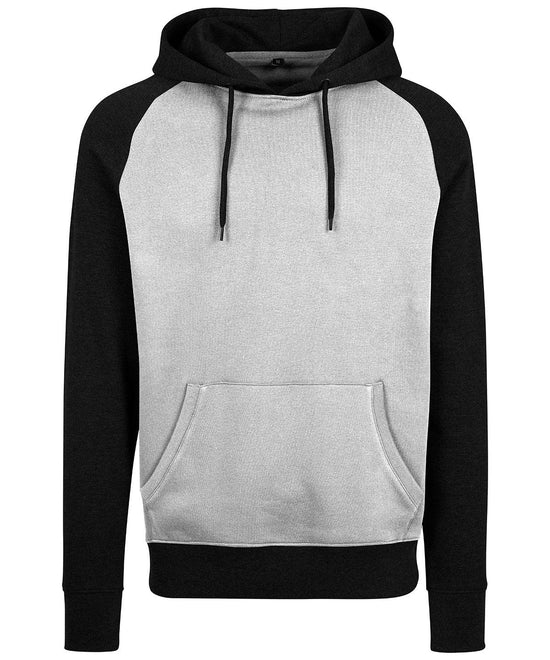 Grey/Black - Raglan hoodie