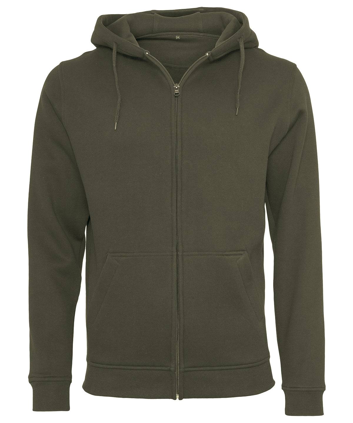 Olive - Heavy zip hoodie