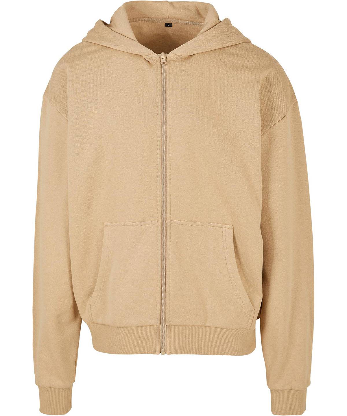 Union Beige - Ultra heavy zip hoodie