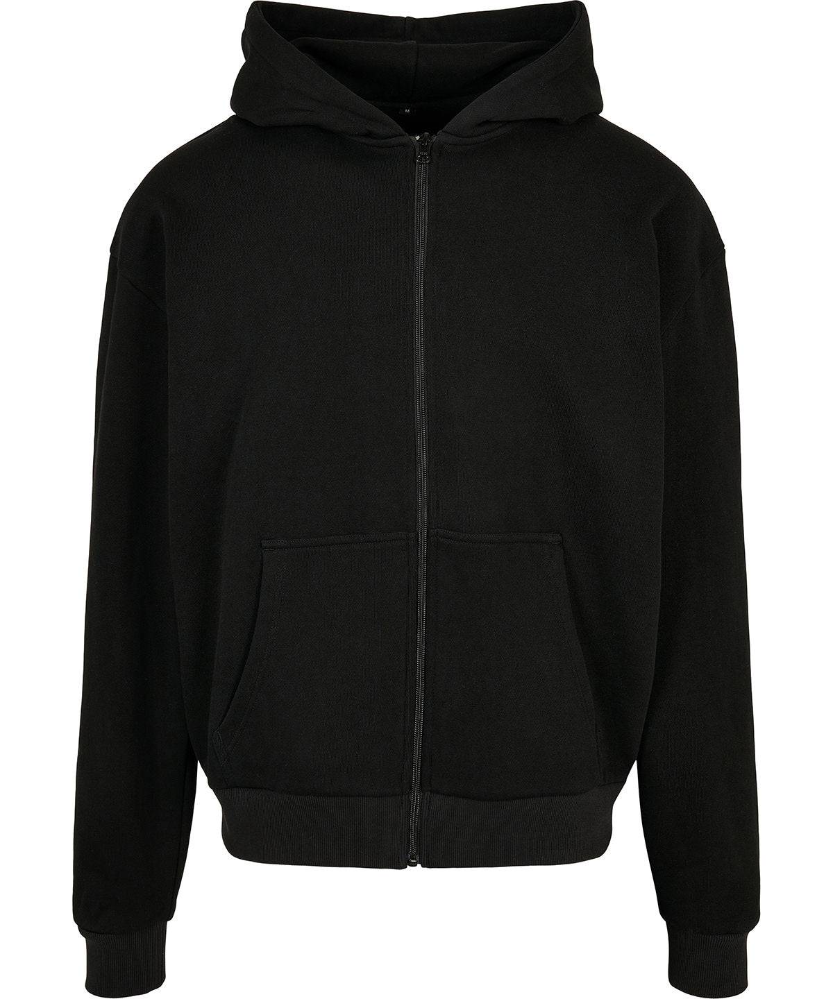 Black - Ultra heavy zip hoodie