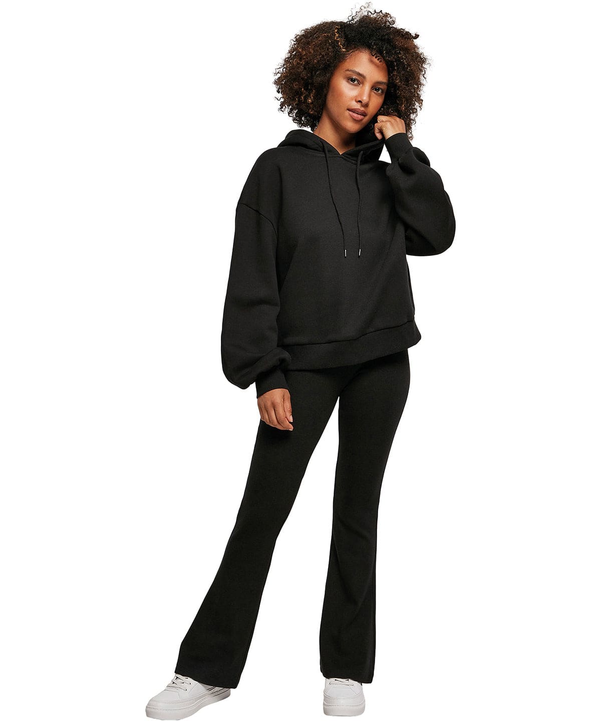 Black - Women's organic oversized hoodie