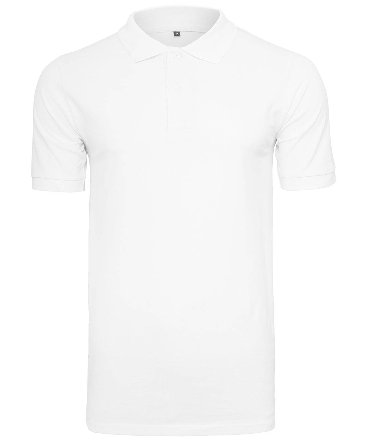 White - Piqué polo shirt