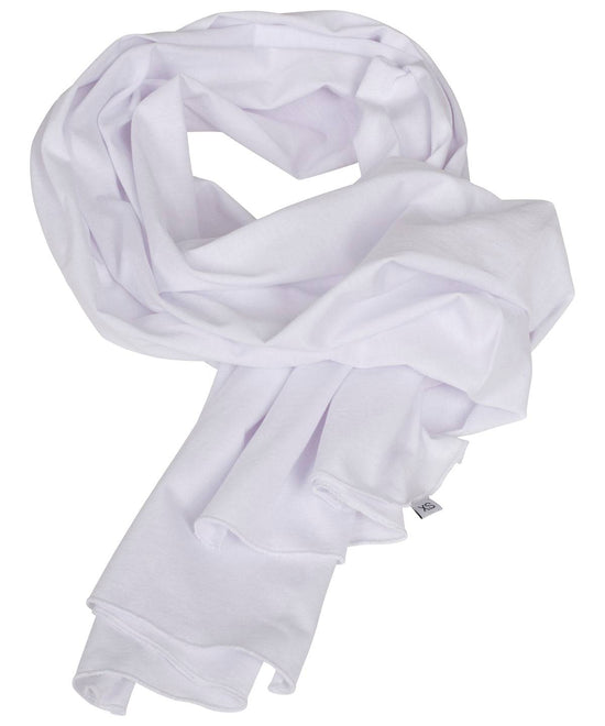 White - Jersey scarf