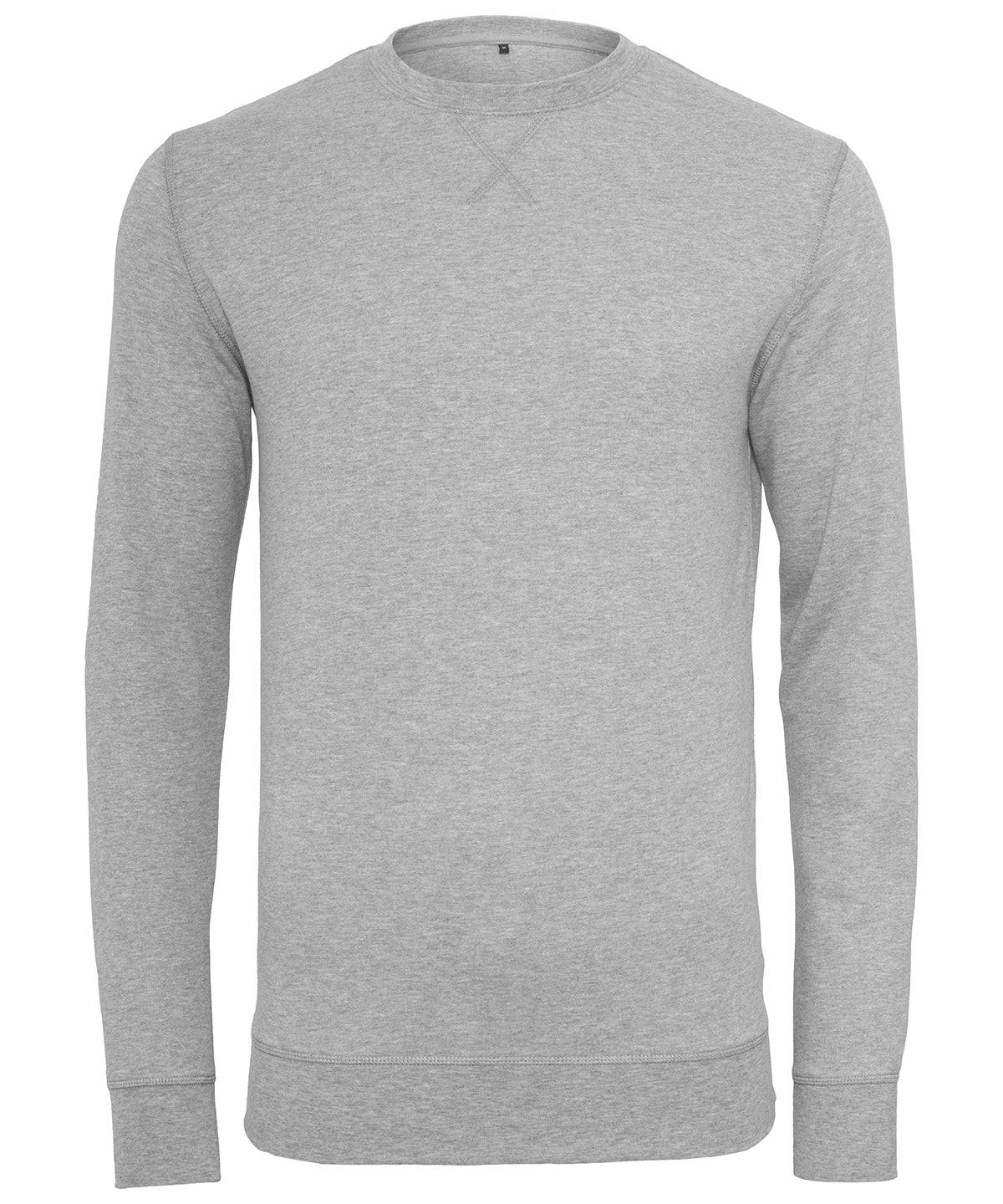 Heather Grey - Light crew sweatshirt