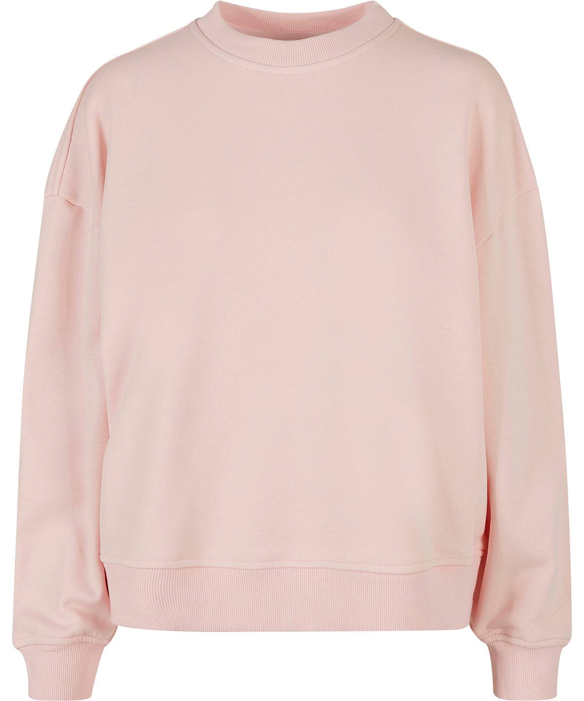 Pink - Women’s oversized crew neck sweatshirt