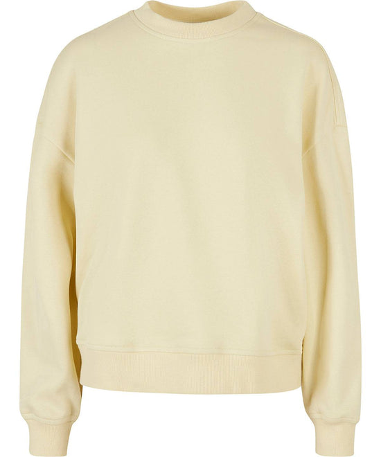 Soft Yellow - Women’s oversized crew neck sweatshirt