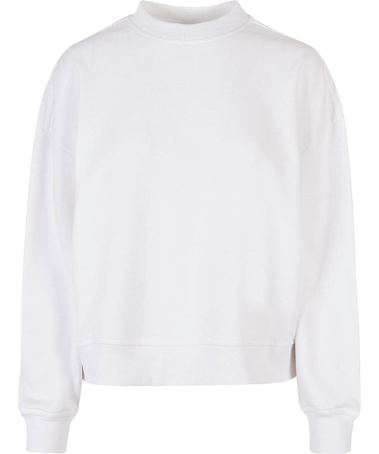 White - Women’s oversized crew neck sweatshirt