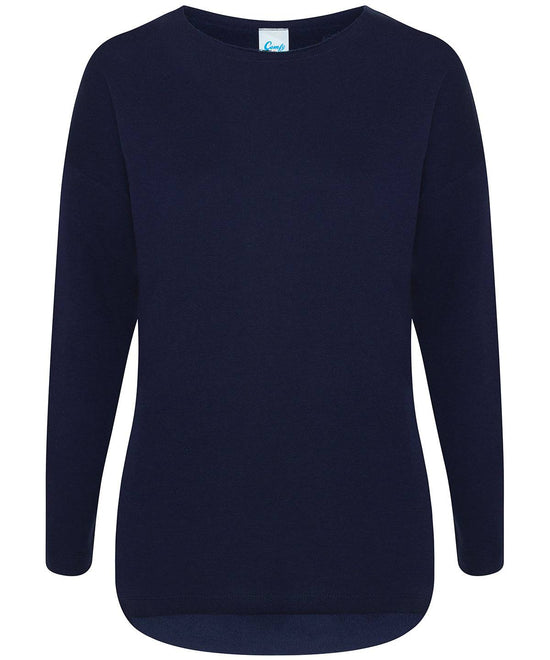 Navy - Gals oversized sweatshirt