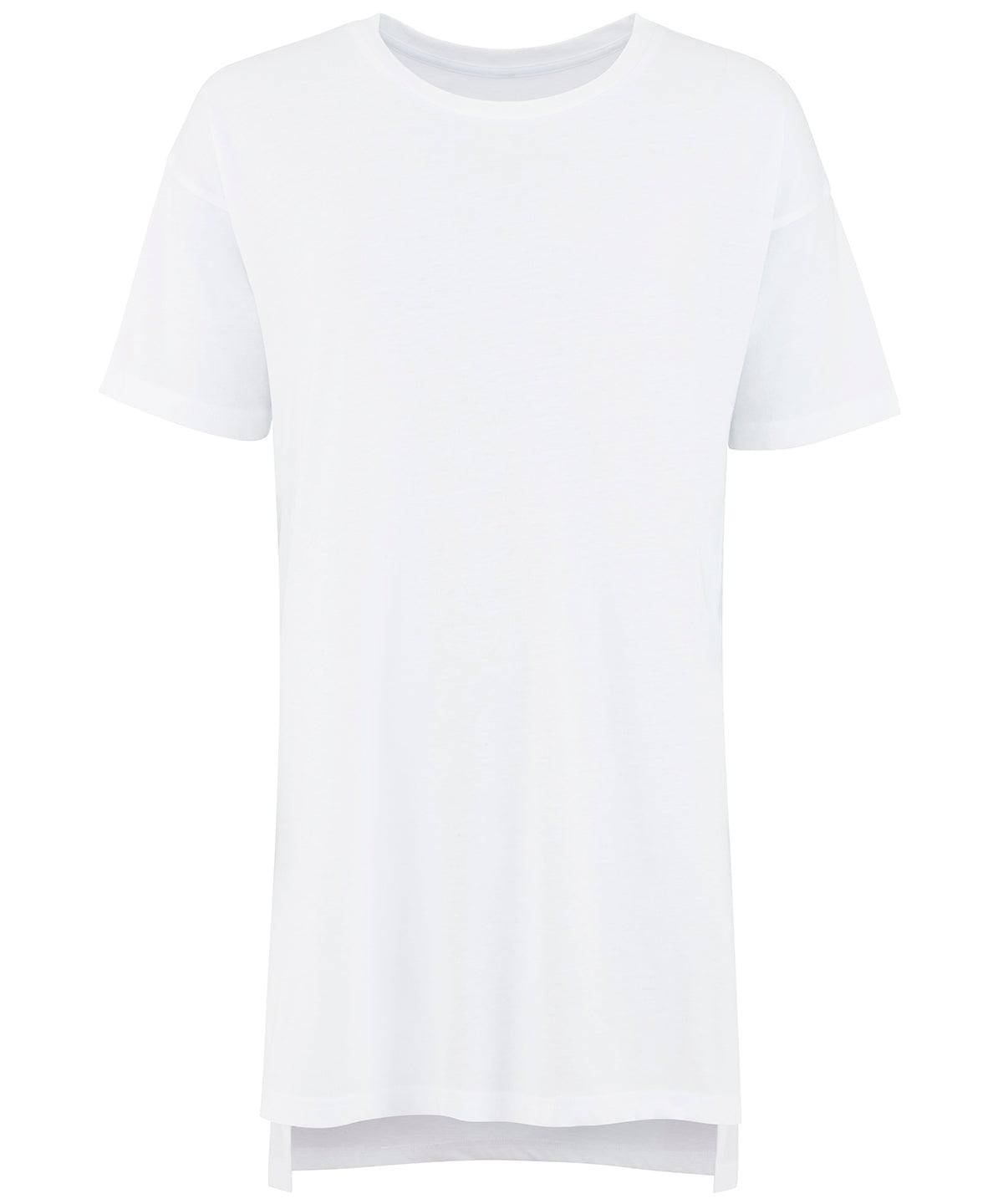 White - Gals oversized lounge T