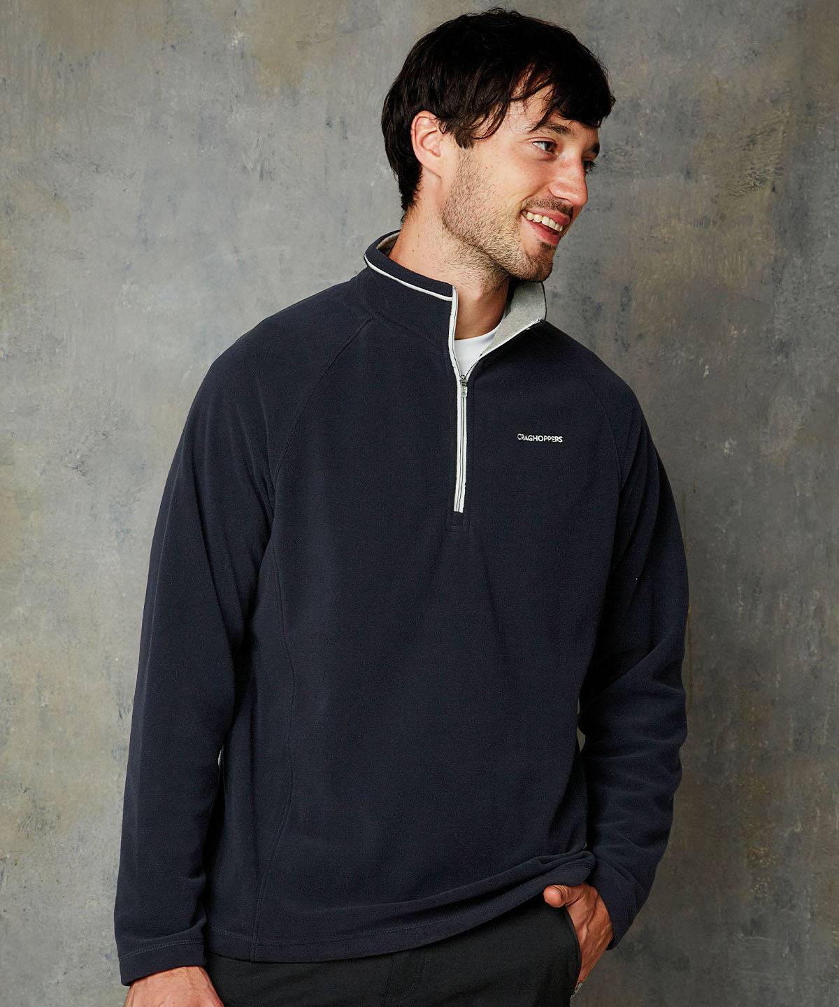 Dark Navy - Selby half-zip microfleece