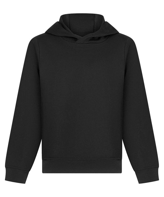 Black - Kids contrast team hoodie