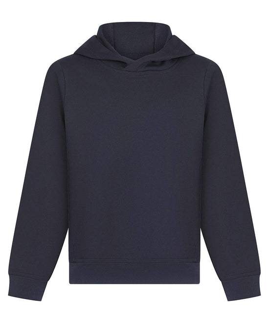 Navy - Kids contrast team hoodie