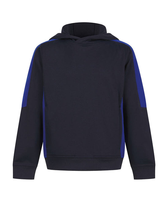 Navy/Royal - Kids contrast team hoodie