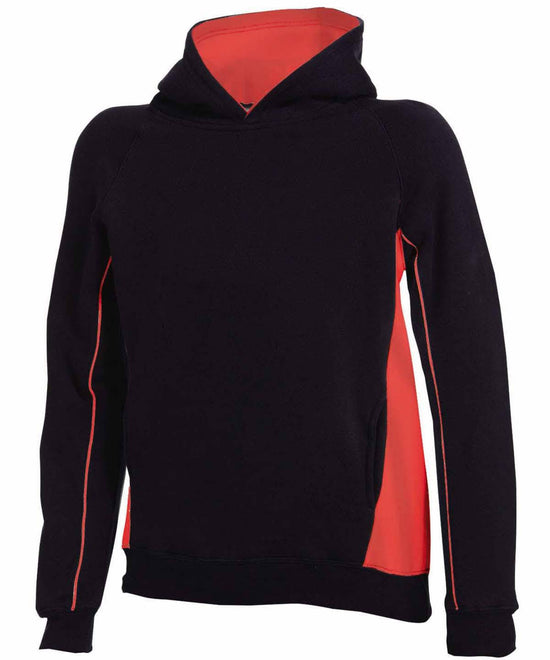 Black/Red - Kids pullover hoodie