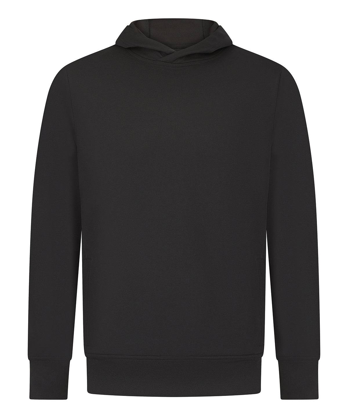 Black - Contrast team hoodie