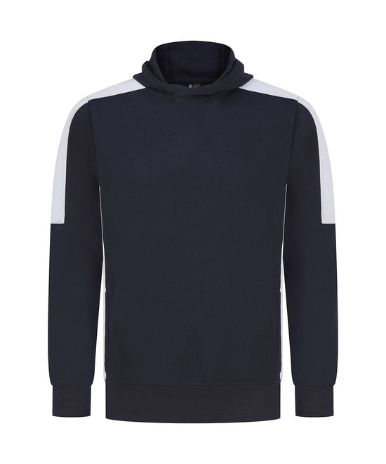 Navy/White - Contrast team hoodie