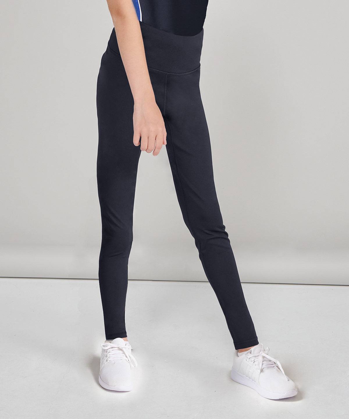 Black - Kids team leggings