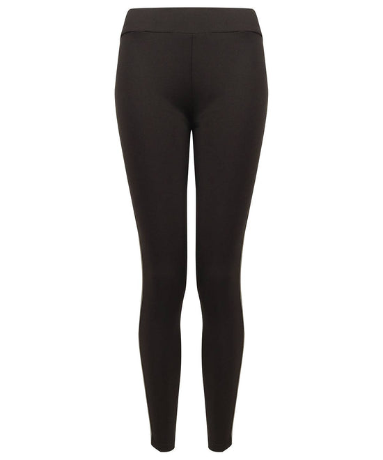 Black/Gunmetal Grey - Women's contrast team leggings