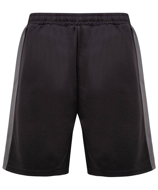 Black/Gunmetal Grey - Knitted shorts