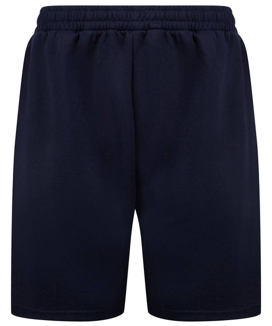 Navy - Knitted shorts