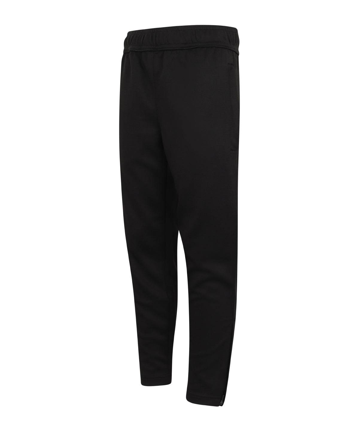 Black - Kids knitted tracksuit pants