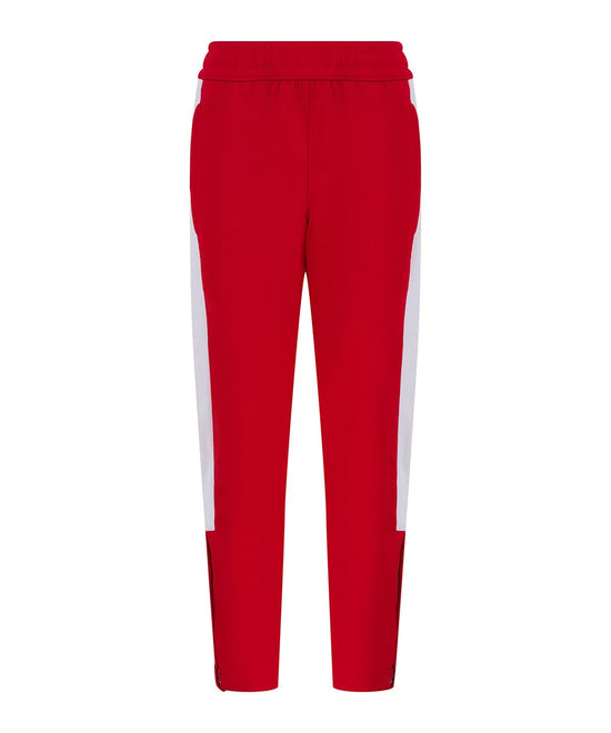 Red/White - Kids knitted tracksuit pants