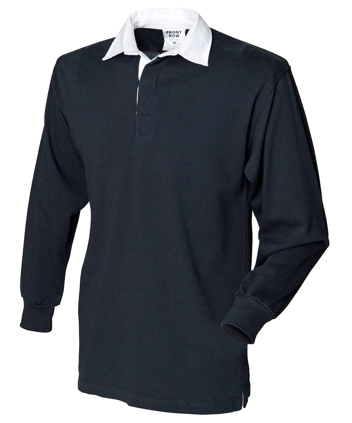 Black* - Long sleeve original rugby shirt