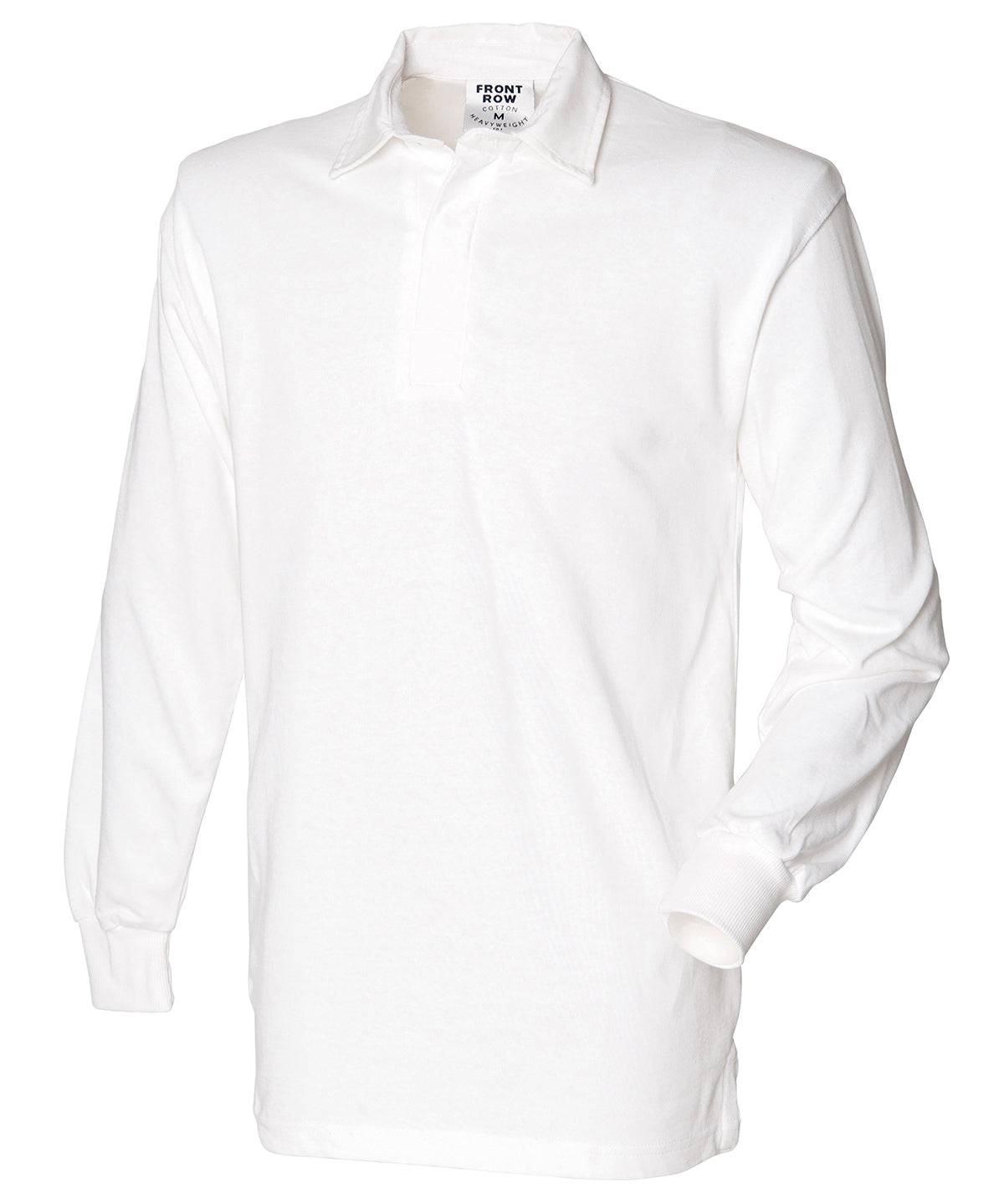 White* - Long sleeve original rugby shirt