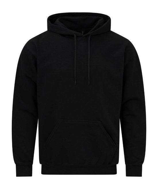 Black* - Softstyle™ midweight fleece adult hoodie