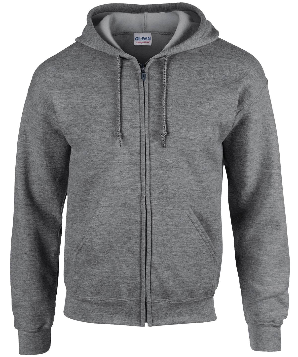 Graphite Heather* - Heavy Blend™  full zip hooded sweatshirt