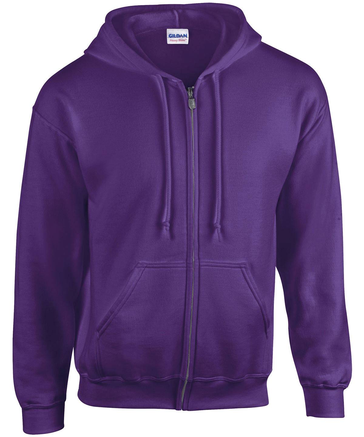 Purple* - Heavy Blend™  full zip hooded sweatshirt