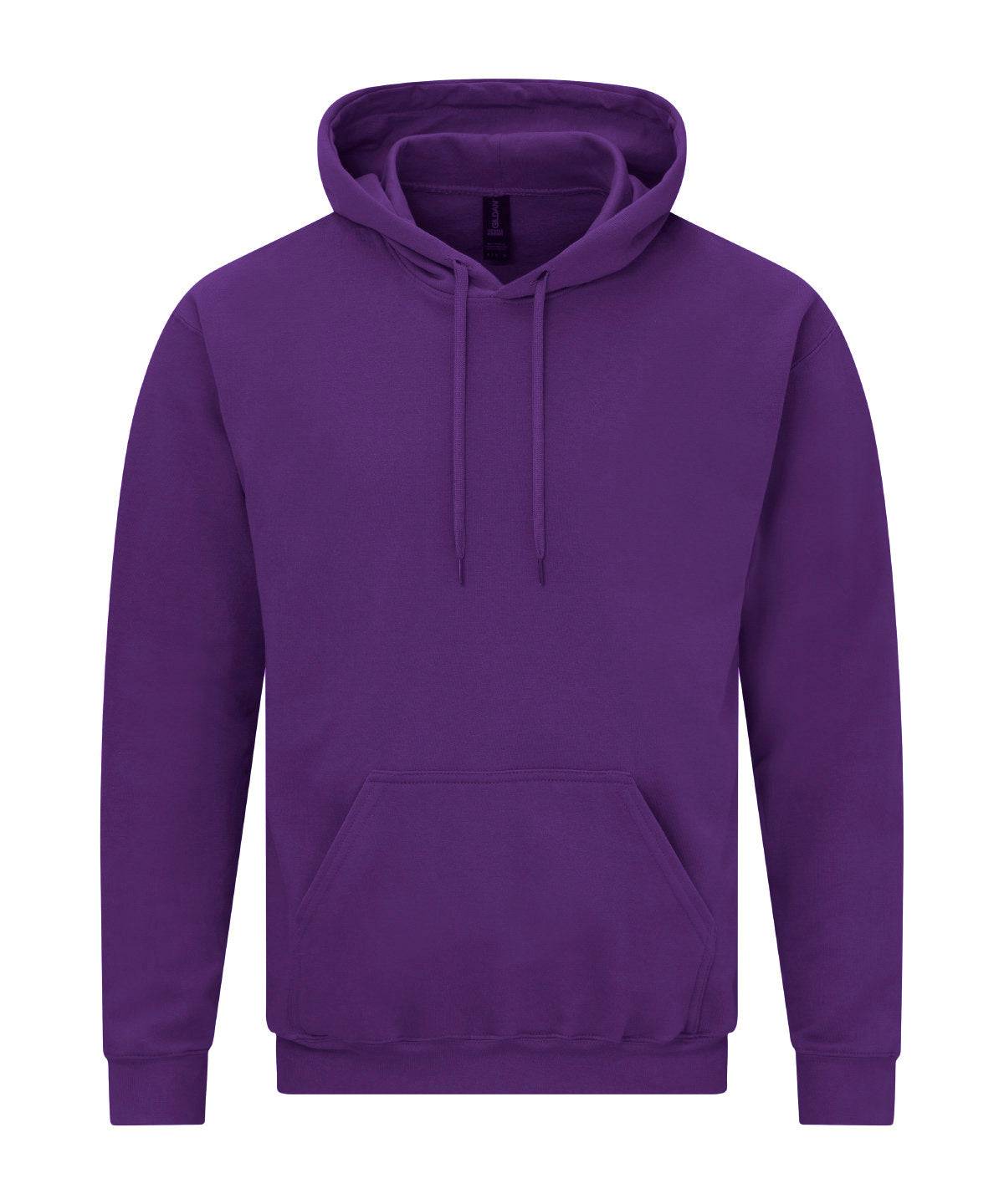 Purple - Softstyle™ midweight fleece adult hoodie